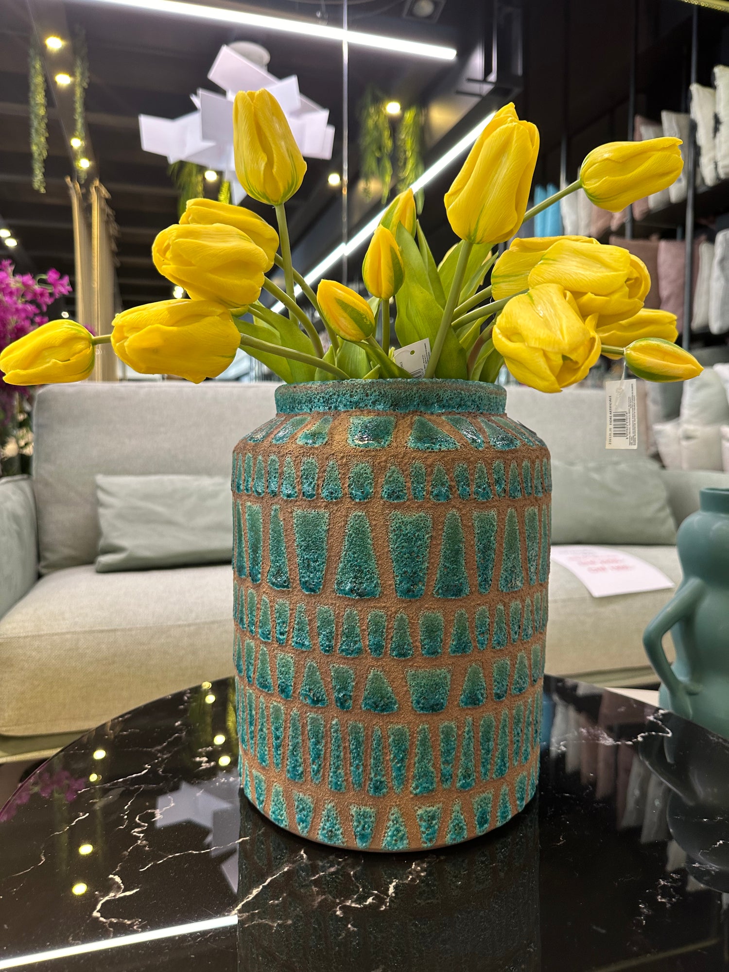 Vaso in ceramica color beige - Muud Lugano