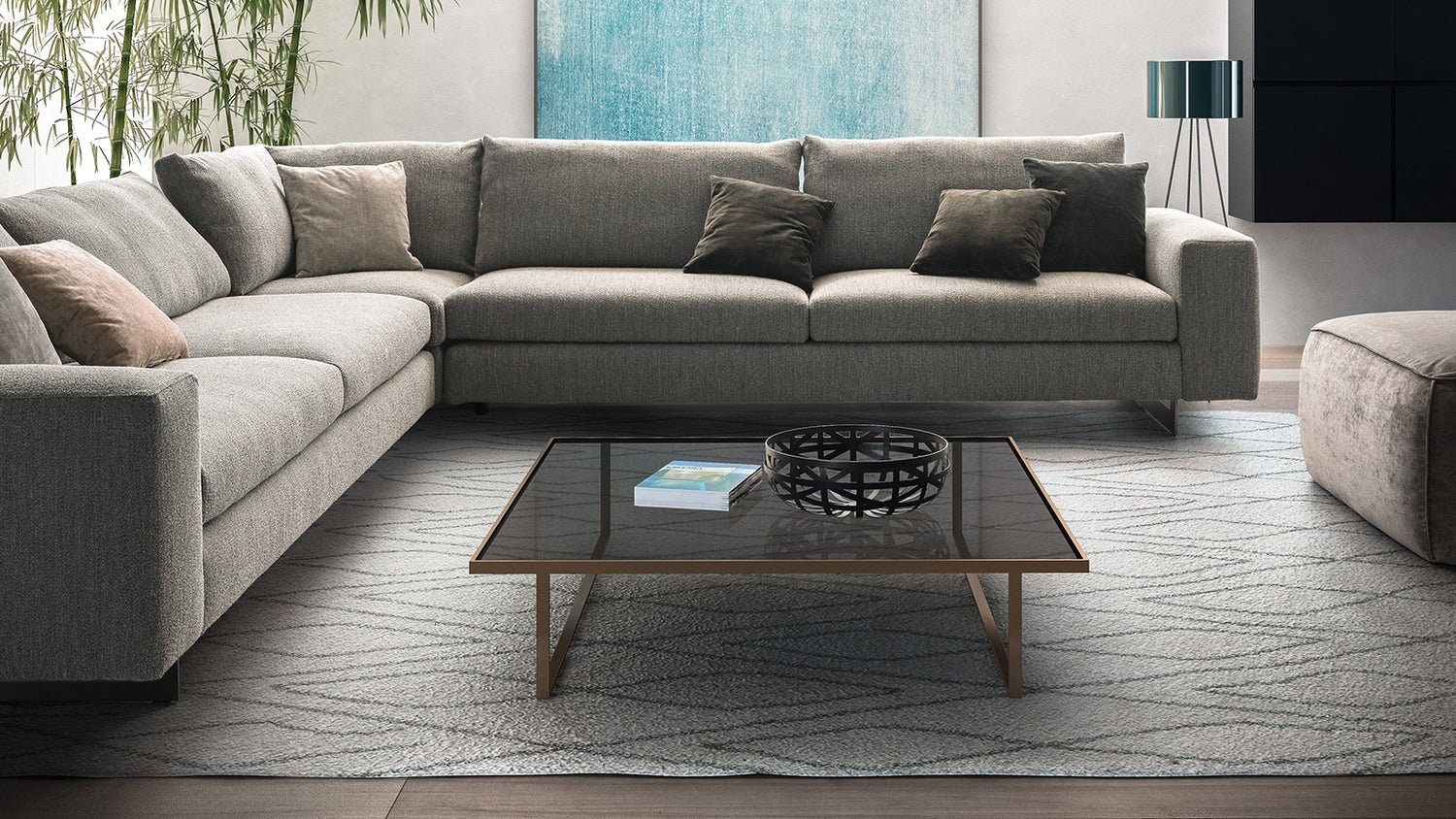 Tavolino Quadrato — Muud Lugano arredo di design