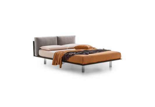 Letto Essential con Testiera a Cuscini Imbottiti